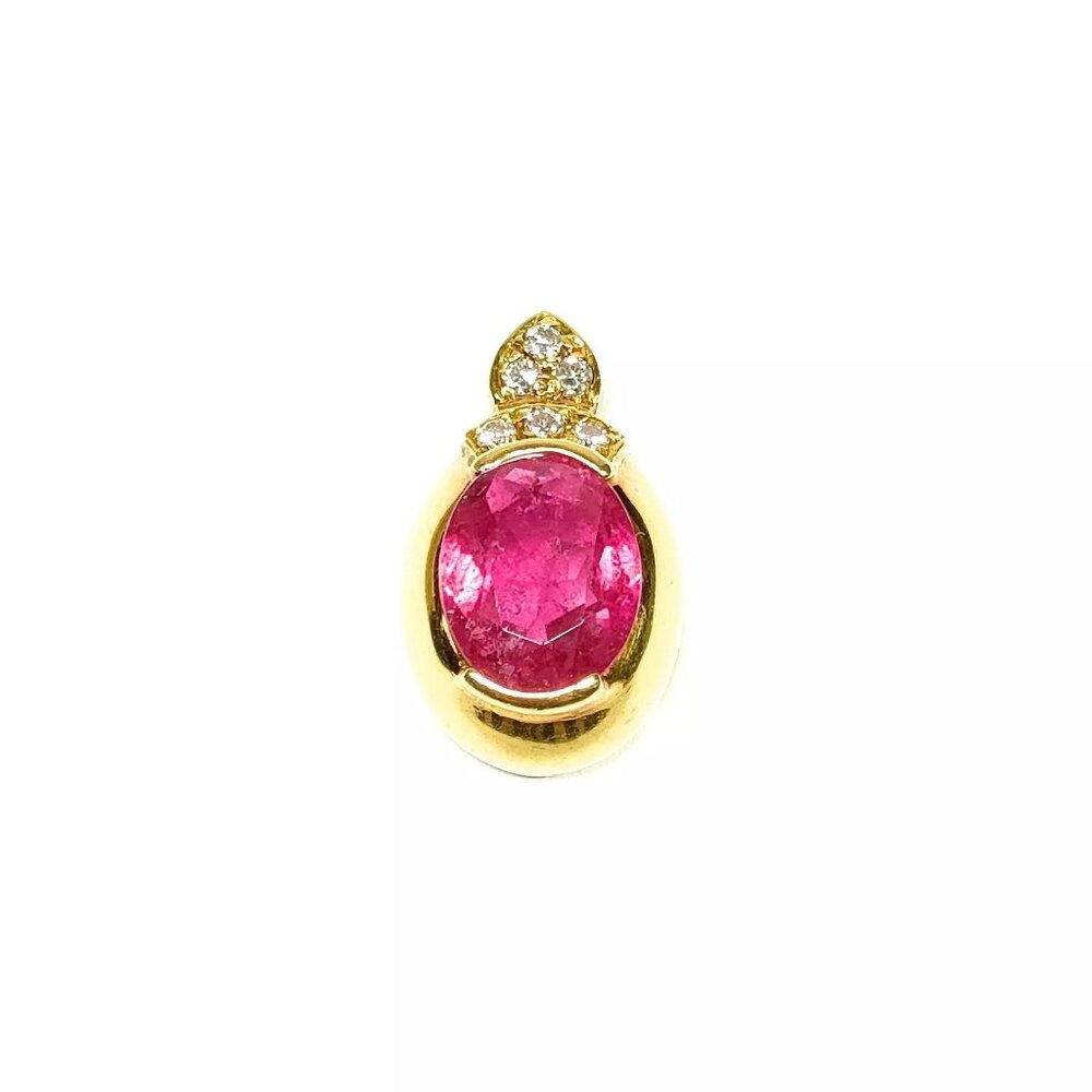 Jewelry Pendant Head Tourmaline Gold 4104378